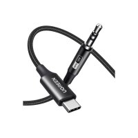 UGREEN Audio Adapter USB C, 3.5 mm 55734 Black, 1m