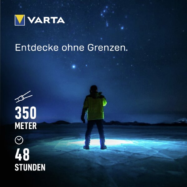 VARTA Premium-Taschenlampe "NIGHT CUTTER PRO F40R", schwarz