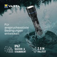 VARTA Premium-Taschenlampe "NIGHT CUTTER PRO F40R", schwarz
