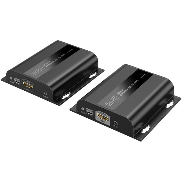 DIGITUS Kit dextension IP HDMI 4K, Full HD, 120/200 km