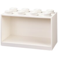 LEGO Bausteinregal BRICK SHELF 8, Breite: 318 mm, weiss