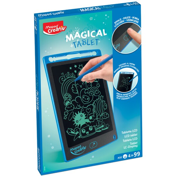 Maped Creativ LCD Schreib- & Maltafel MAGICAL TABLET, blau
