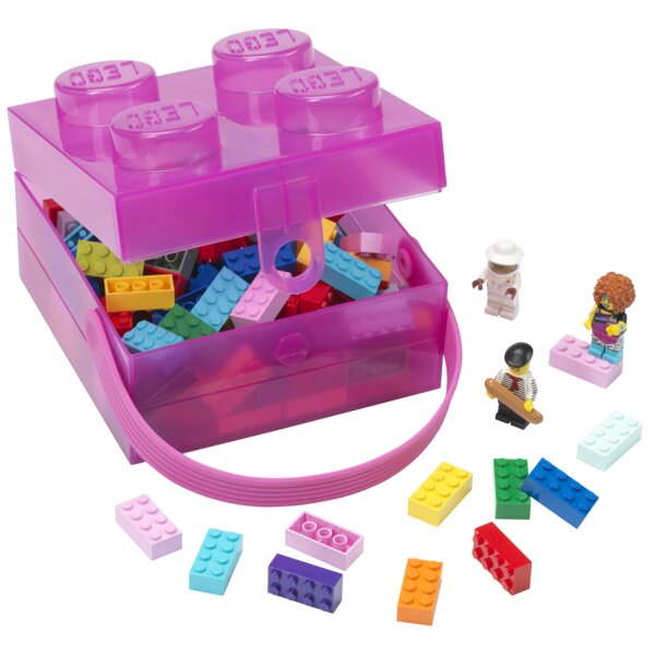 LEGO Bo&icirc;te &agrave; go&ucirc;ter avec poign&eacute;e, lavande