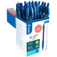 PILOT Gelschreiber G-2 PLUS 05, VALUE PACK, blau
