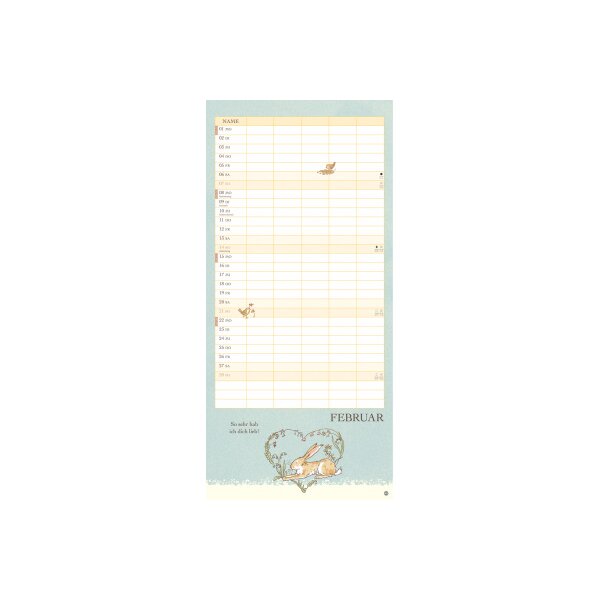 HEYE Familienplaner 2027 22802+27 Weisst du eigentlich 21x45cm