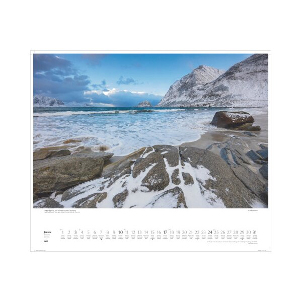DUMONT Calendrier 2027 261279 La mer 60x50cm