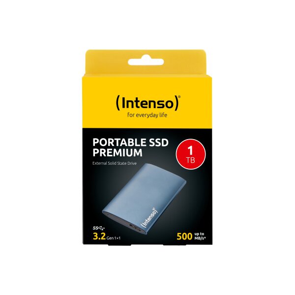 INTENSO SSD external PREMIUM, 1TB 3823465 USB 3.2, blue