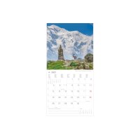 ALPHA EDITION Calendrier 2027 161219 Alpes ML 30x30cm