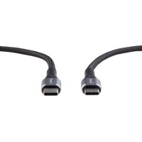 INTENSO Cable USB-C to USB C 7901000 1.5 m, Nylon black