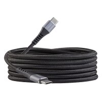 INTENSO Cable USB-C to USB C 7901000 1.5 m, Nylon black