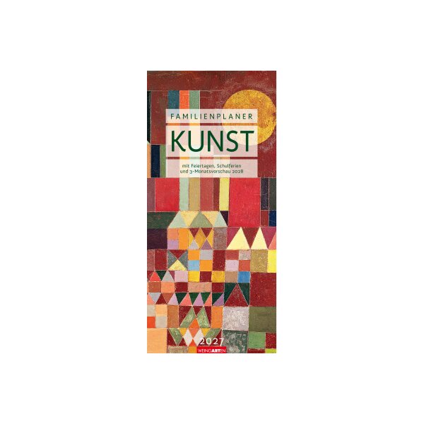 WEINGARTEN Calendrier familial 2027 3312272+27 Art 22x48cm