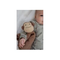 JABADABADO Schmusedecke Affe 39x39cm K139 braun