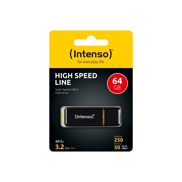 INTENSO USB-Stick High Speed Line 3537490 64GB, USB 3.2 Gen 1x1