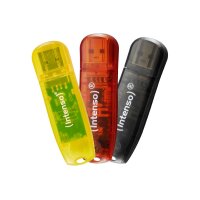 INTENSO USB-Stick Rainbow Line Pack 3502483 3x 32GB...