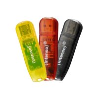 INTENSO USB-Stick Rainbow Line Pack 3502483 3x 32GB...