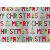 SUSY CARD Weihnachts-Geschenkpapier "Merry...