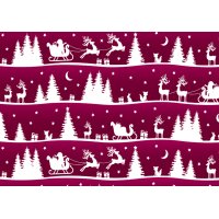 SUSY CARD Weihnachts-Geschenkpapier "Schlitten...
