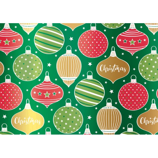 SUSY CARD Weihnachts-Geschenkpapier "Zuckerstangen"