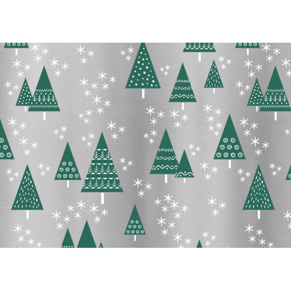 SUSY CARD Papier cadeau de Noël flocons de neige