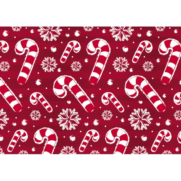 SUSY CARD Papier cadeau de Noël flocons de neige