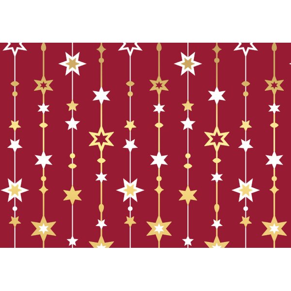 SUSY CARD Papier cadeau de Noël flocons de neige