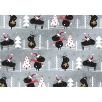 SUSY CARD Papier cadeau de Noël flocons de neige