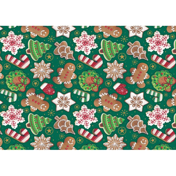 SUSY CARD Papier cadeau de Noël étoiles