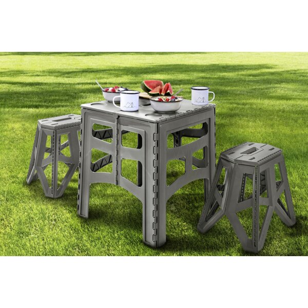 keeeper klappbarer Campingtisch "timo", L, nordic-grey