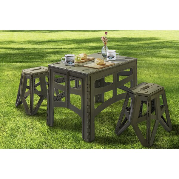 keeeper klappbarer Campingtisch "timo", L, nordic-grey