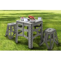 keeeper Table de camping pliante timo, M, nordic-grey