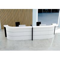 kerkmann Comptoir arrondi BARI up & down, grand, anthracite