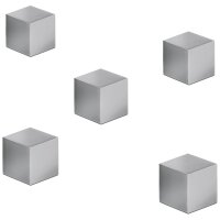 sigel Aimant néodyme cube Strong C5, set de 5, argent
