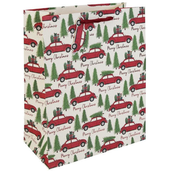 Clairefontaine Sac cadeau de Noël Voiture de Noël