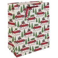 Clairefontaine Sac cadeau de Noël Voiture de Noël