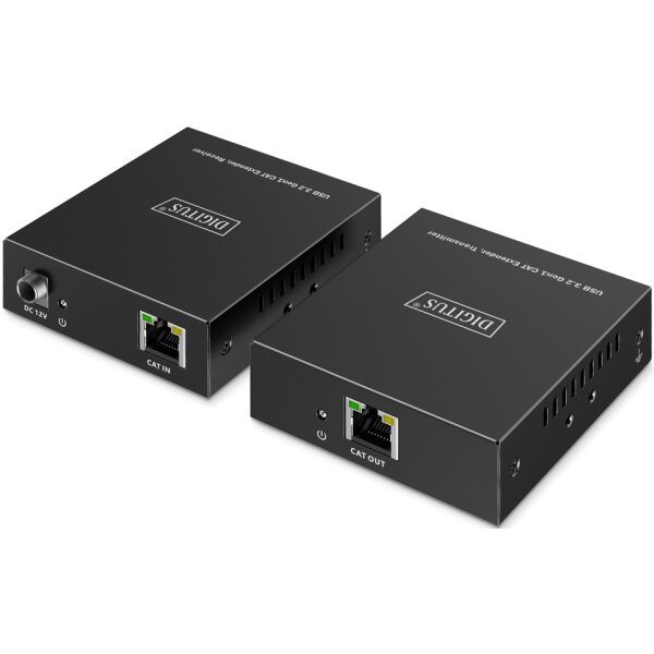 DIGITUS Extenseur USB 3.2 Gen1, 5 Gbps, 4 ports, noir