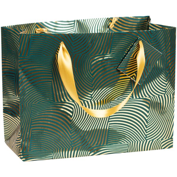 Clairefontaine Weihnachts-Geschenktüte "Émeraude", klein