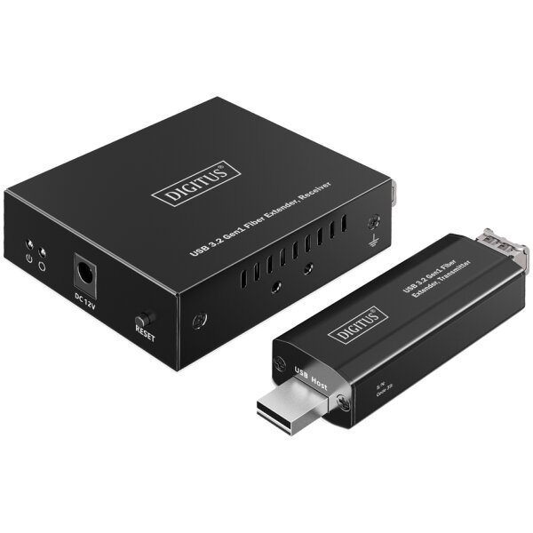 DIGITUS Extenseur USB 3.2 Gen1, 4 ports, fibre, 300 m
