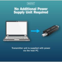 DIGITUS Extenseur USB 3.2 Gen1, 4 ports, fibre, 300 m