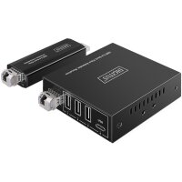 DIGITUS USB 3.2 Gen1 Extender, 4 Ports, Fiber, 20 km