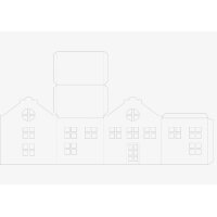 HEYDA Kit village illuminé Maisons, carton, 3...