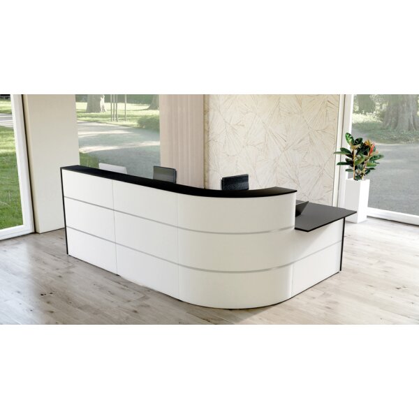 kerkmann Comptoir arrondi Cento 9 avec espace conseil