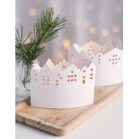 HEYDA Kit village illuminé Leporello, carton, 100...