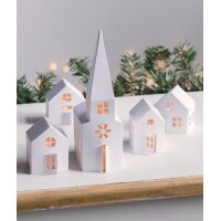 HEYDA Kit village illuminé Maisons &...