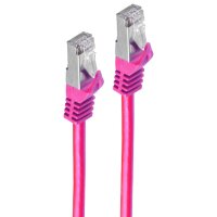 shiverpeaks Câble patch, Cat. 6A, S/FTP, 30,0 m, magenta