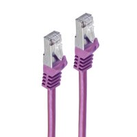 shiverpeaks Câble patch, Cat. 6A, S/FTP, 0,5 m, magenta