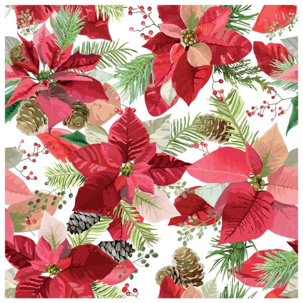 PAPSTAR Serviette à motif de Noël Cold Winter