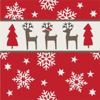 PAPSTAR Serviette à motif de Noël Cold Winter