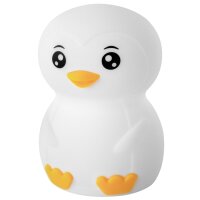 ANSMANN Silikon-Nachtlicht Pinguin Leon, weiss