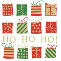 PAPSTAR Weihnachts-Motivservietten "Christmas...