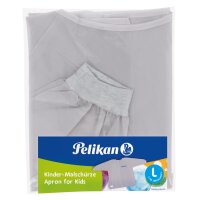Pelikan Malschürze unisex, grau, mit Klettverschluss